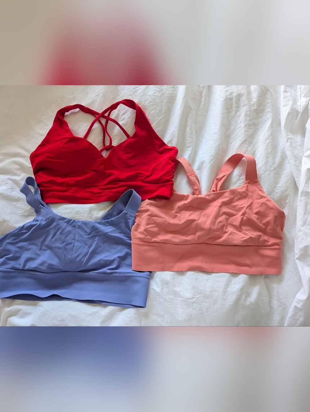 Set Of Three Athleta Sports Bras